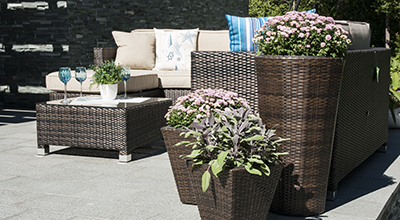 Flower pots WICKER Flower pots WICKER