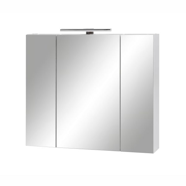 Mirror cabinet with LED lighting LIMONE 80x16xH71cm, white