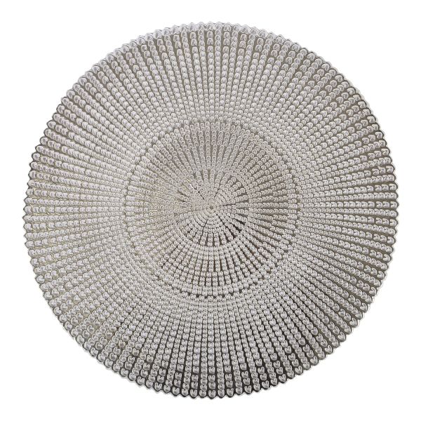 Lauamatt GLORIA_D42cm, hõbe