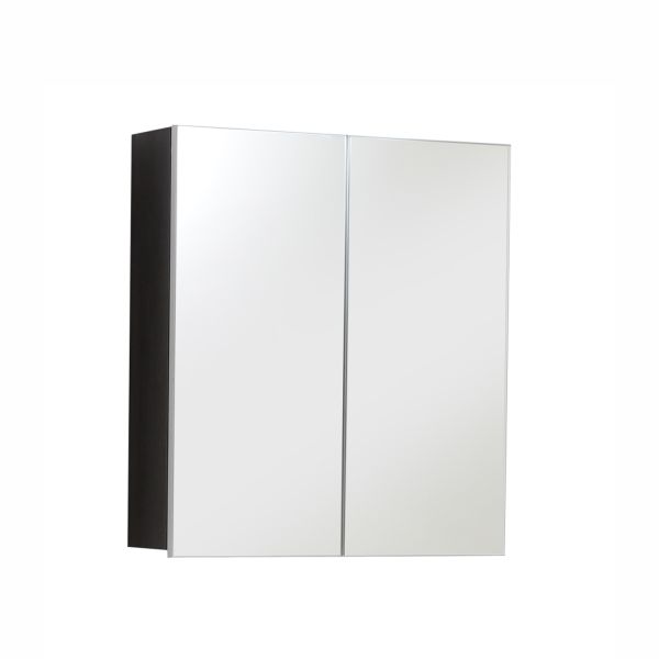 Peegelkapp LINE 60x18xH67cm, hall/valge läige