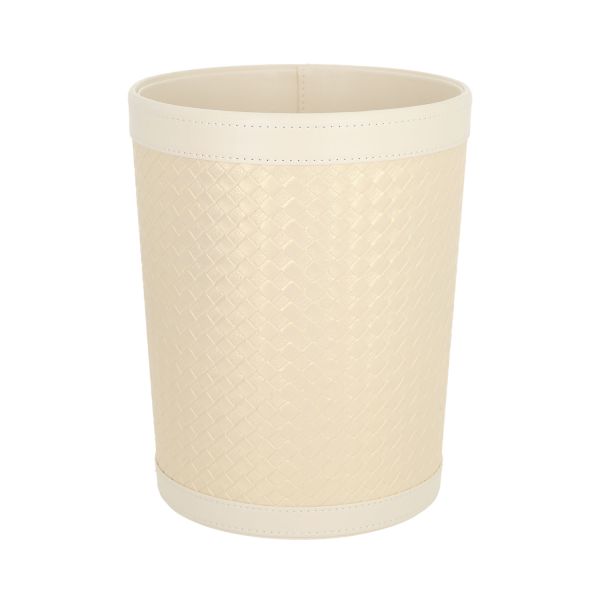 Trash bin WILMA 22x22x27.5cm, cream