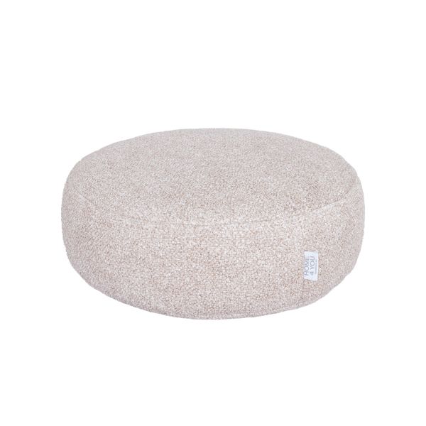 Tumba LEO D44cm, H18cm, beež