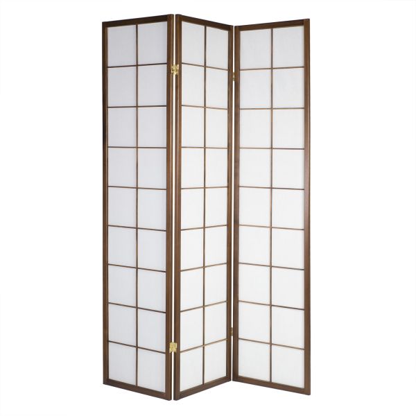 Folding screen ORIENTAL walnut