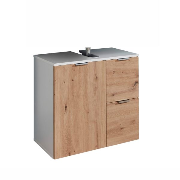 Valamukapp CONCEPT1 60x34xH64cm, tamm/valge