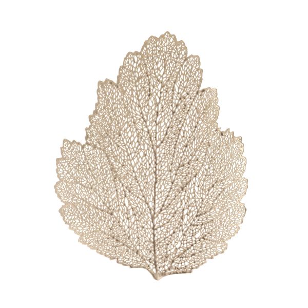 Lauamatt BIG LEAF 36x45cm, kuld