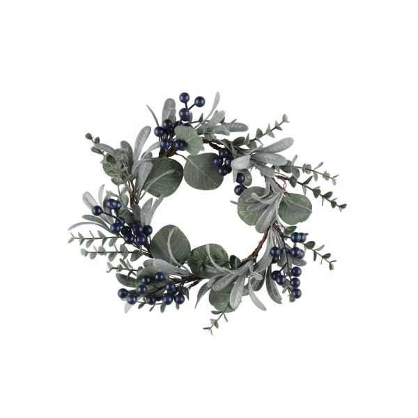 Winteria Wreath Blue berries 30 cm
