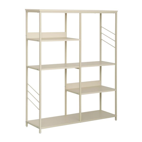 Shelf DIMITRA 100x30xH124cm, beige