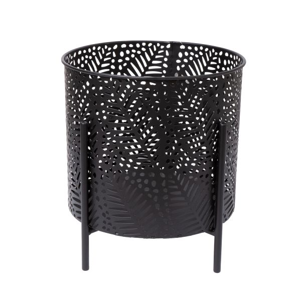 Lillepotiümbris CHIA D25xH28cm, must