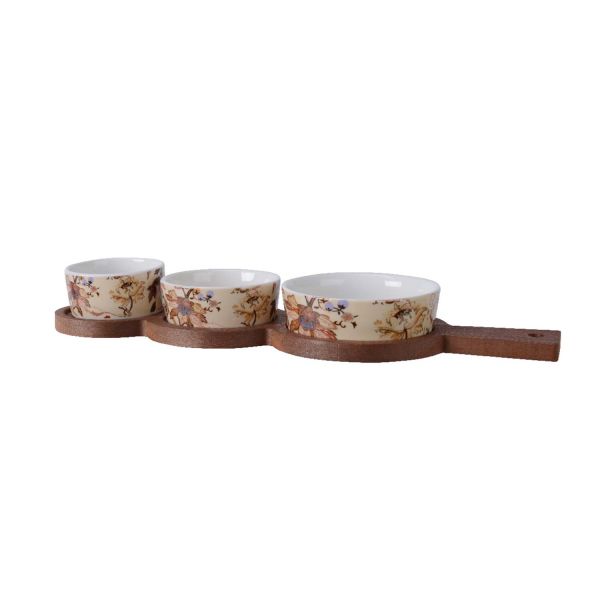 Миски FLORA 35,5см, набор, фарфор