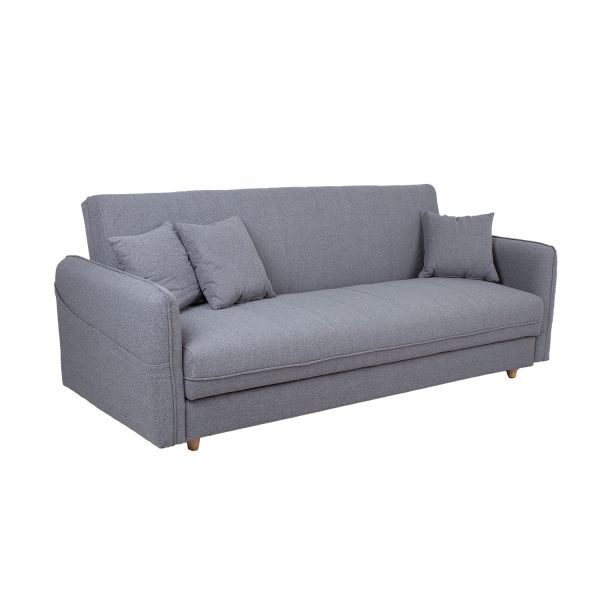 Sofa bed VISBY 200x88xH93cm, grey