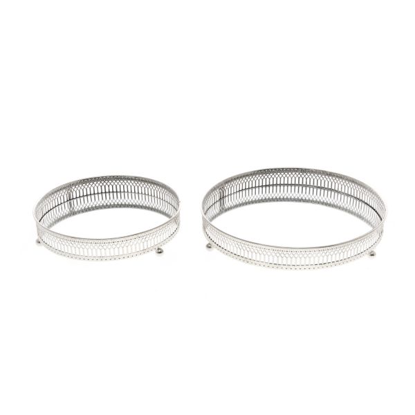 Tray glass mirror MIRROR-2, D25xH4,7cm