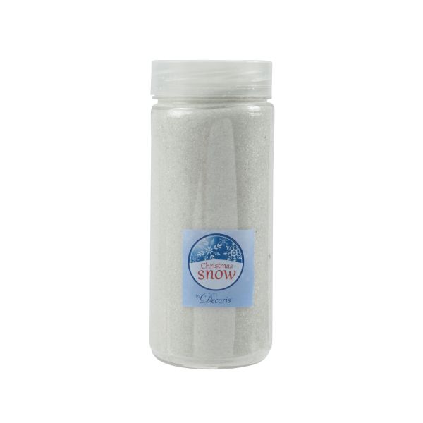 Artificial snow SHINE WHITE D6,5xH16cm