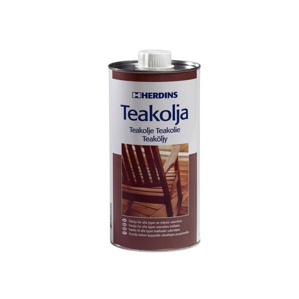 Puiduõli TEAK OLJA HERDINS 1L, välis