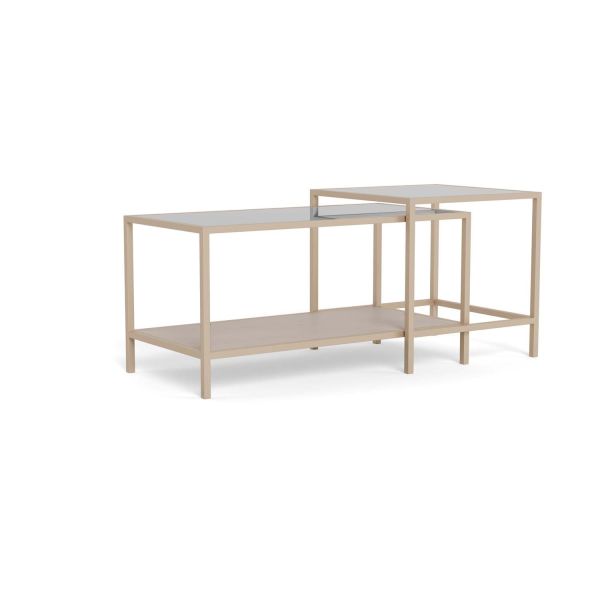 Diivanilauad 2tk SEAFORD 90x45xH45cm, 50x50xH50cm, hall