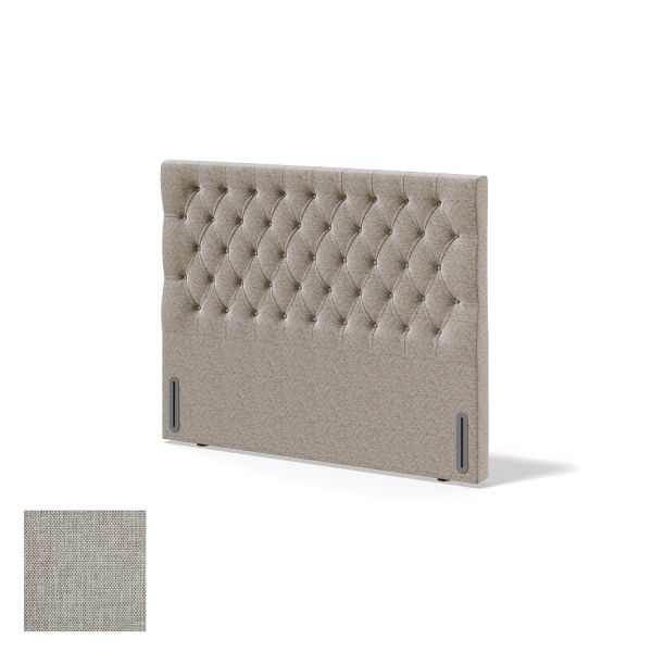 Headboard RED/BLACK SOLHALL MANGO 180cm, beige