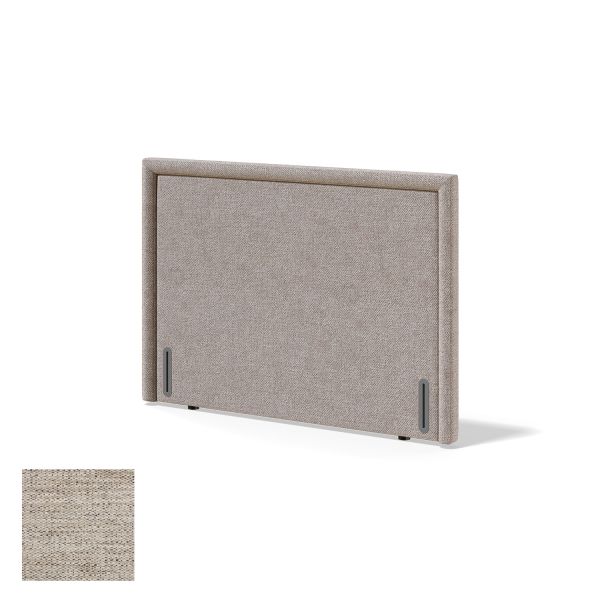 Headboard RED/BLACK LINED VERANO 80cm, light beige