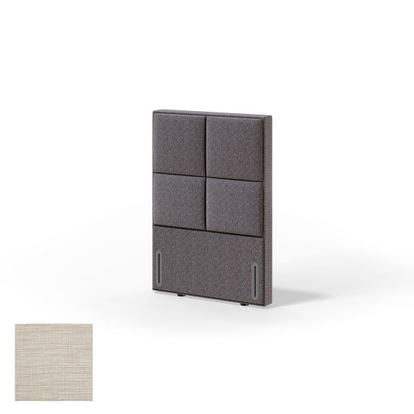 Headboard RED/BLACK KRONANG MANGO 90cm, light beige