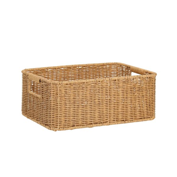 Basket BASILE 37x27xH15cm, natural