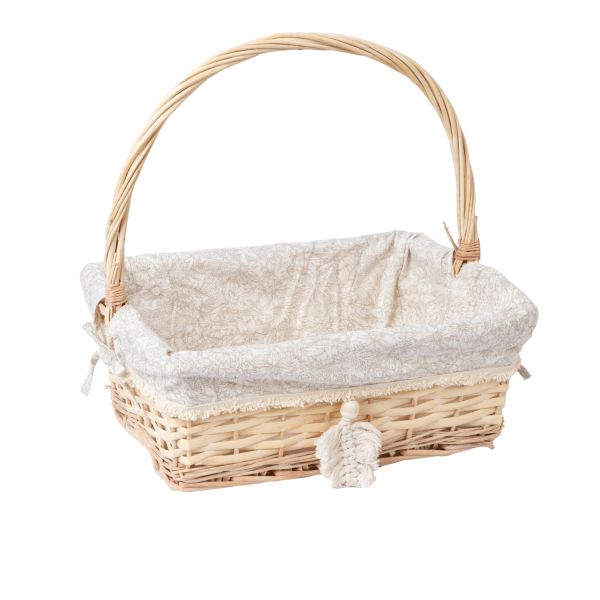 Korv WILLI TASSEL 37x28xH15/39cm