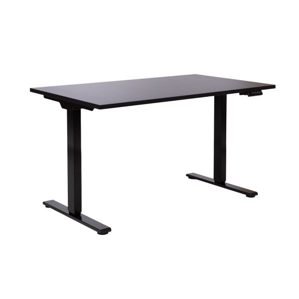 Desk ERGO PRO with 2 motor 140x80xH60-125cm, black