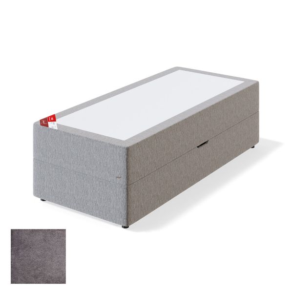 Couch RED POCKET STORAGE HARRISSON 80x200cm, firm, grey