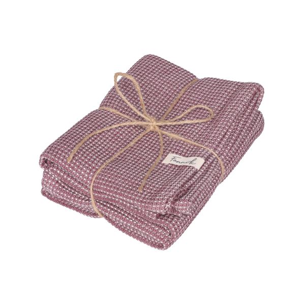 Kitchen towel BAMBOO 2pcs 50x70cm, plum