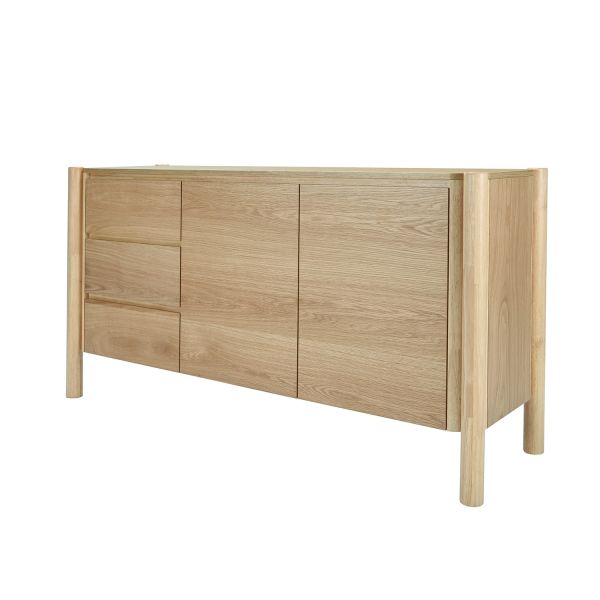 Side board GARDENIA 143x43xH80,5cm, oak