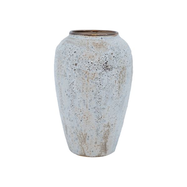 Ваза TITAN STONE D17xH29см, бежевая