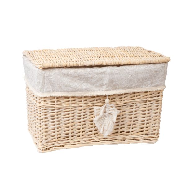 Basket WILLI TASSEL 53x33xH34cm