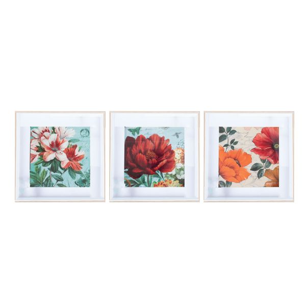 Wall art PICTURE LAND framed 30x30cm, mix