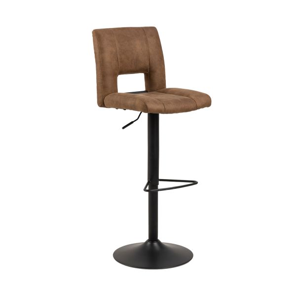 Bar stool SYLVIA light brown/black
