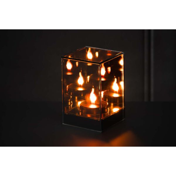 LED-valgusti 3D MIRROR CUBE H15cm, taimer 6h