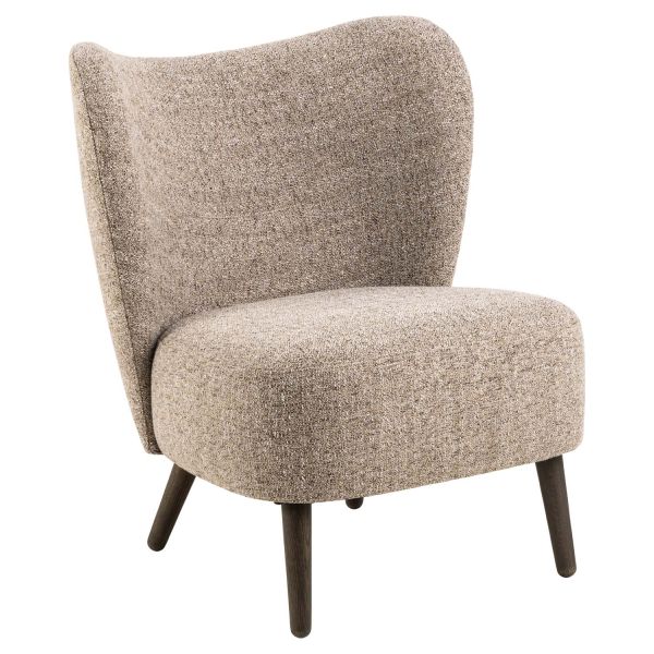 Lounge chair ELMONT light brown