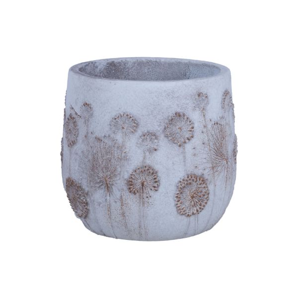 Plant holder SUNNY FLORE D23.5xH21cm white