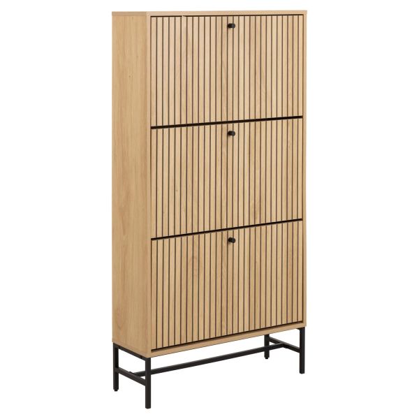 Jalanõudekapp ALBANY 71,6x25xH140,4cm, naturaalne