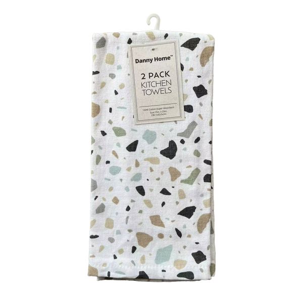 Kitchen towels AIMAI 2pcs 38,1xH63,5cm, shapes