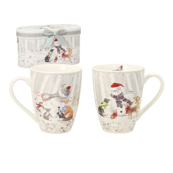 Kruusid MIA SNOW 2tk H10,5cm 340ml, kinkekarbis
