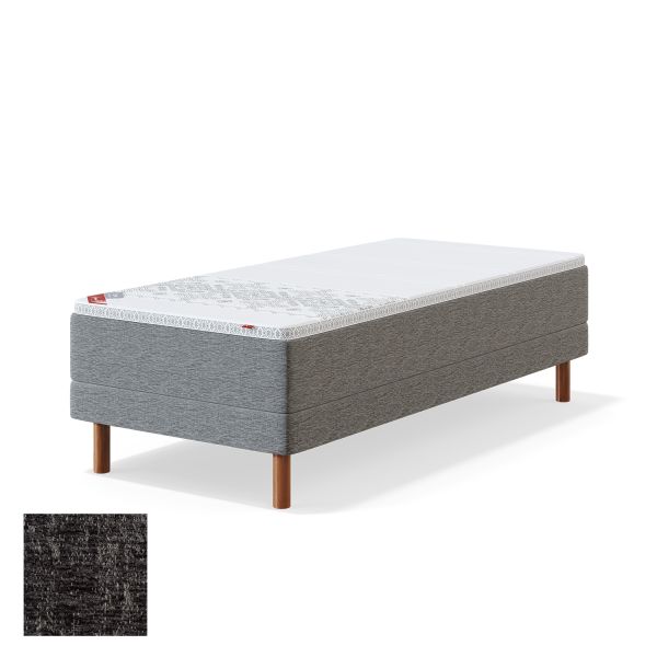 Motor bed RED AVOLA 90x200cm, firm, dark grey