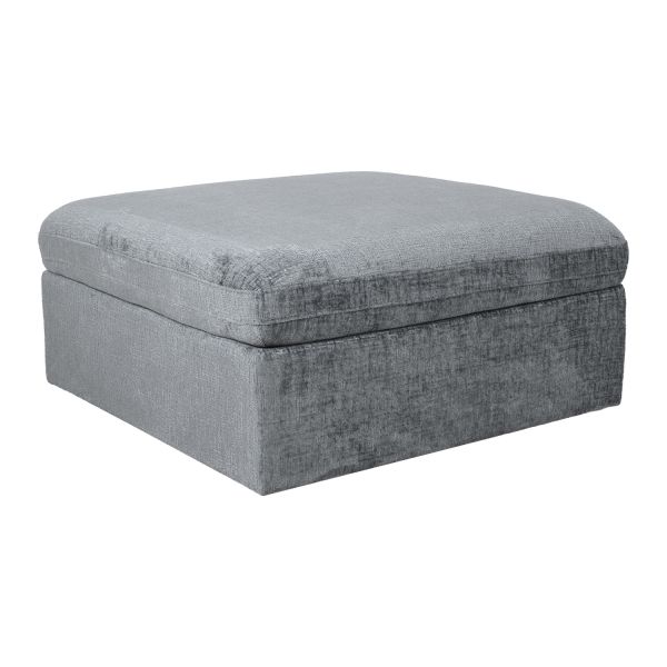 Ottoman SAMOA 91x91xH46cm, grey