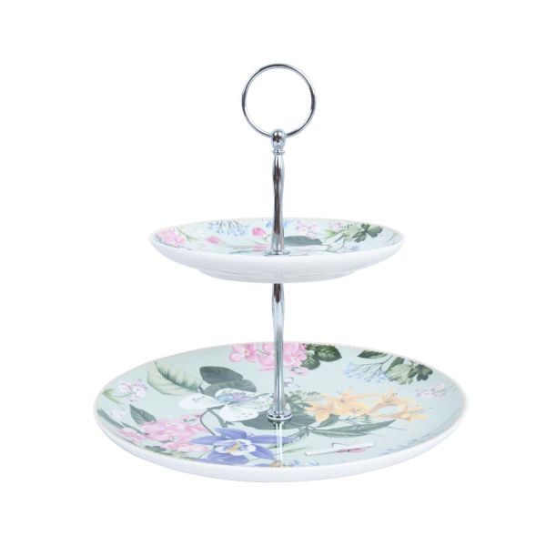 Tiered stand MIA FLORA 2-tier in a gift box