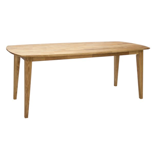 Dining table RETRO 190x90xH75cm, oak