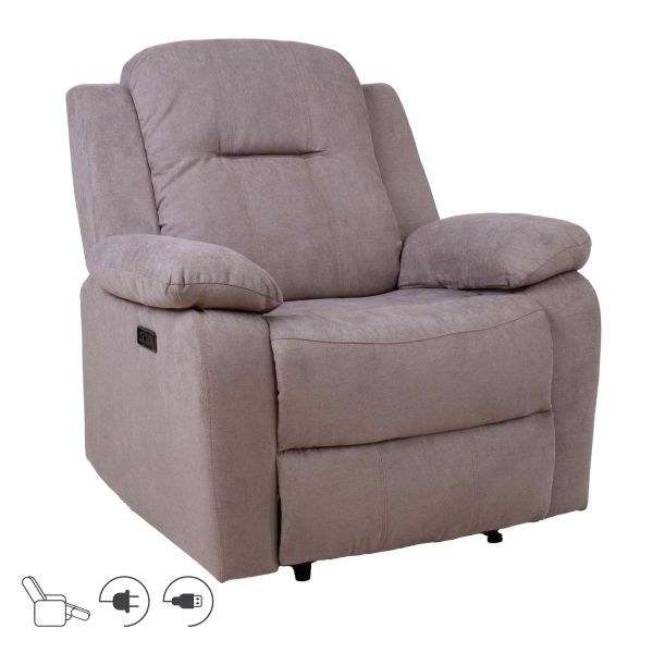 Tugitool LOWRI elektriline recliner, taupe