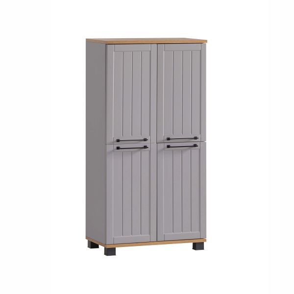 Vannitoakapp JELDA 60x33xH117cm, tamm/hall