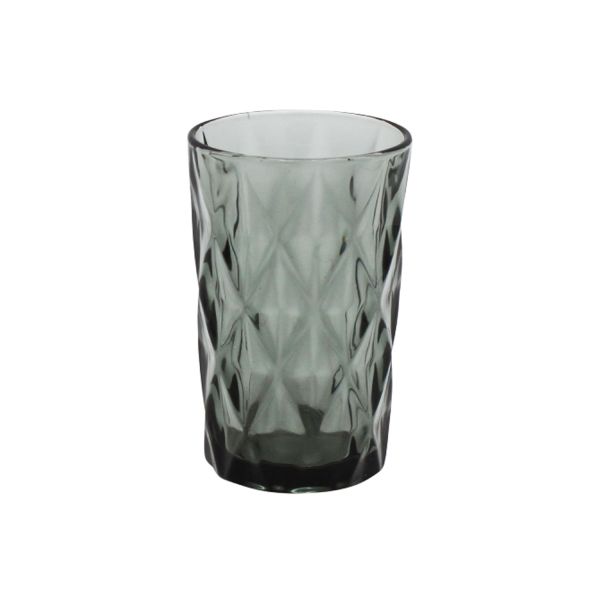 Drinking glass high CORAL 350ml, anthracite