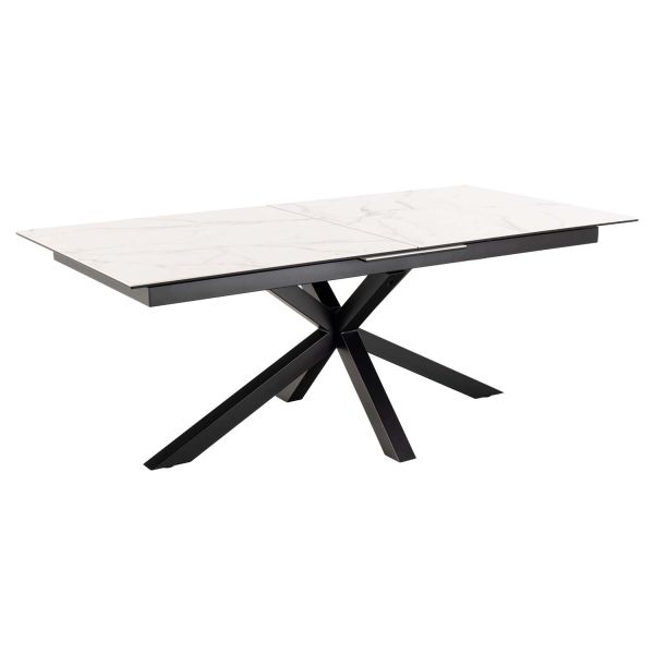 Dining table HEAVEN 200/240x100xH76cm, white