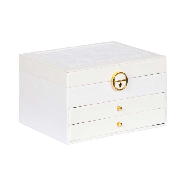 Шкатулка для украшений SEZANE 23x17x13,5см, белая