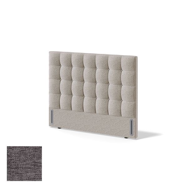 Headboard RED/BLACK BLOCKELIS VERANO 80cm, grey