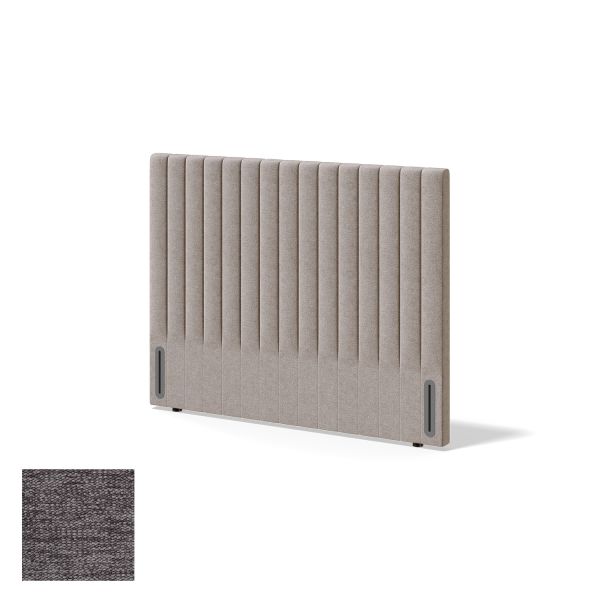 Headboard RED/BLACK NEW YORK VERANO 80cm, grey