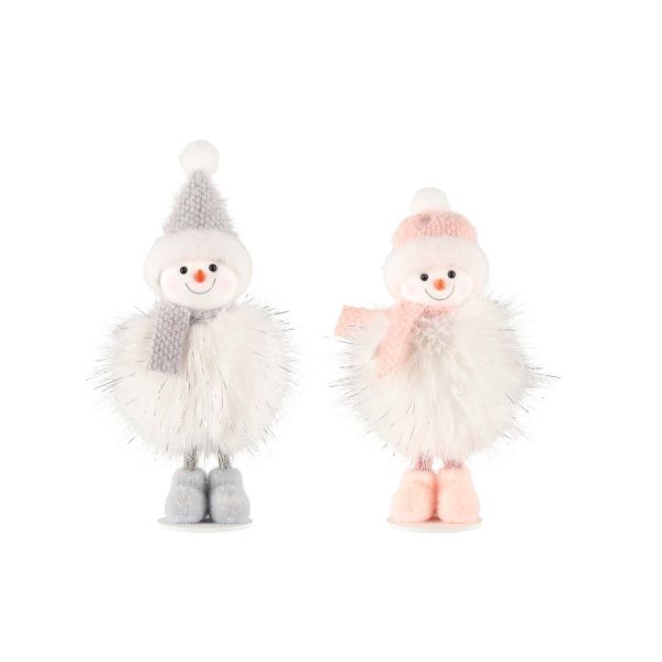 Dekoratsioon CHARM SNOWMAN 17cm, mix