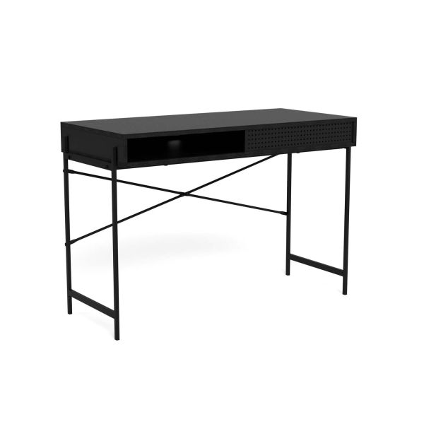 Desk ANGUS 110x50xH75cm, black